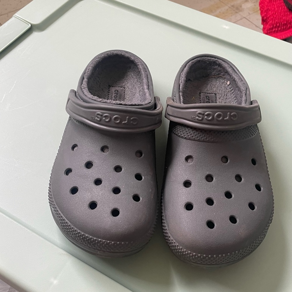 Fuzzy crocs